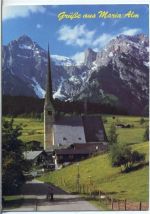 1990 - Gruß aus Maria Alm, Kirche,Meiberger