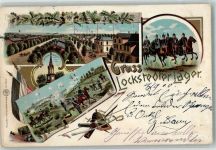 25551 W2214 Hohenlockstedt 1900 Gebrauchsspuren Lithographie Lager