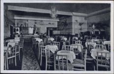 99974 O5700 Mühlhausen 1941 - Mühlhausen, Gaststätte, Innenansicht,Paul Mouk