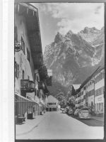 82481 W8102 Mittenwald GLASNEGATIV Gasthaus