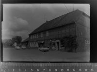 29439 W3130 Grabow , Kr Lüchow-Dannenberg GLASNEGATIV Gasthaus Gebensleben