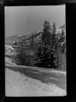 87567 Riezlern , Kleinwalsertal GLASNEGATIV Winter-AK