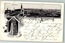 84503 W8262 Altötting 1902 Lithographie Wallfahrtskirche Ottmar Zieher Vorläufer