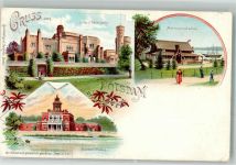 14467 O1510 Potsdam Lithographie Schloss Babelsberg Matrosenstation Marmor Palais