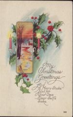 Stechpalme, Weihnachten Weihnachten um 1920