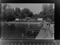 23714 W2427 Malente GLASNEGATIV Schwimmbad
