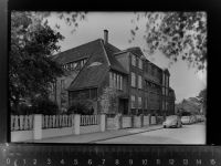 26316 W2930 Varel , Jadebusen GLASNEGATIV Gymnasium
