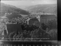 53937 W5372 Schleiden , Eifel GLASNEGATIV Blick vom Scheurenerberg auf Schloss+Schlosskirche