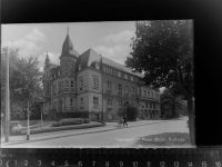 42781 W5657 Haan , Rheinl GLASNEGATIV Rathaus