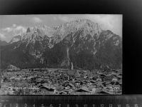 82481 W8102 Mittenwald GLASNEGATIV Karwendel