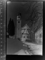 87730 W8944 Bad Grönenbach , Allgäu GLASNEGATIV Kirche