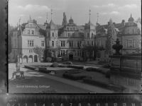 31675 W3062 Bückeburg GLASNEGATIV Schloss Bückeburg, Ostflügel