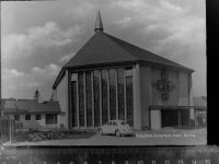 38678 W3392 Clausthal-Zellerfeld GLASNEGATIV Kath. Kirche