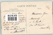 Alger Algier 1909 Foto AK Kamele Kawanserei Briefmarke Bildseite