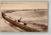 Zeebrugge 1930 Foto AK Mole et de la Rade