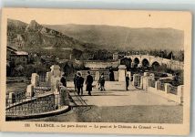 26000 Valence 1935 Foto AK Le parc Jouvet