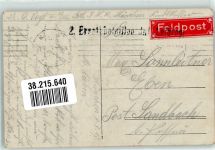 2. Ersatz Bataillon Inf. Leiberg Deutsches Heer WK I 1917