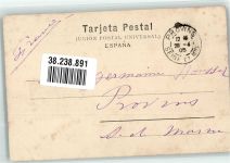 Madrid 1905 Foto AK Stierkampf Marke Bildseitig