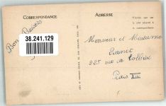 27200 Vernon 1935 Foto AK Hotel Normandy Plaisance Marke bildseitig