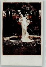 W1000 Berlin, unsortiert Weibliche Brunnenfigur Ort lt. Stempel Brunnen 1905 Privatfoto AK