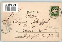 Zieher Otmar Starnberger See Künstler Postkarte No. 1375 Diemer, Z. 1899 Gebrauchsspuren