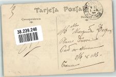 San Sebastian Donostia 1907 Foto AK Striekampf Arena Marke bildseitig