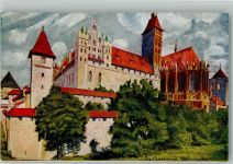 Marienburg Malbork Foto AK Burg Marienburg Kirche