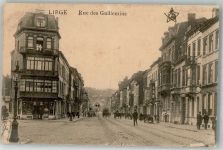 Liege Lüttich / Luik 1918 Foto AK Feldpost WK I Rue des Guillemins