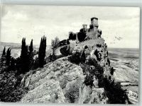 San Marino 1962 Foto AK Burg Zweiter Turm Panorama