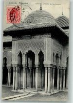 Granada 1911 Foto AK Alhambra Marke bildseitig