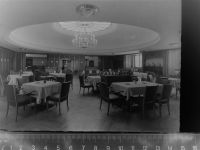 47051 W4100 Duisburg GLASNEGATIV Speisesaal