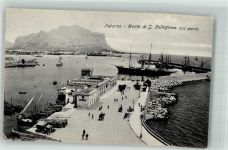 90100 Palermo Foto AK Hafen
