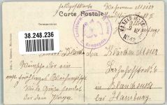 59600 Maubeuge Foto AK Feldpost WK I Landst.Abr. II Nr. 43Les Quais
