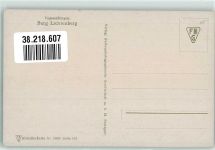 67110 Niederbronn-les-Bains Bad Niederbronn Künstlerkarte Burg Lichtenberg