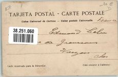 San Sebastian Donostia 1907 Foto AK Paseo del Arbol de Guernika Marke bildseitig