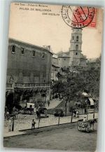 Palma Mallorca 1909 Foto AK Kirche San Nicolas Marke bildseitig