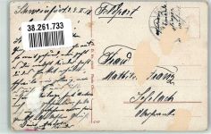 97421 W8720 Schweinfurt 1918 Gebrauchsspuren Main