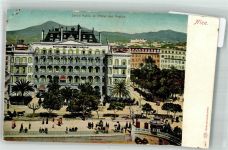 06000 Nice Nizza Foto AK Hotel des Angelais Jardin Public