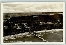 18586 O2356 Sellin , Ostseebad Foto AK Fliegeraufnahme Ostseebad Insel Rügen