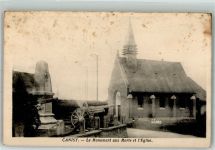 50750 Canisy Gebrauchsspuren Kriegerdenkmal Kirche