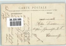 38000 Grenoble Foto AK Briefmarke bildseitig