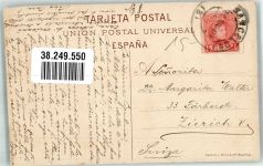 Barcelona 1909 Foto AK Rambla de la Flores