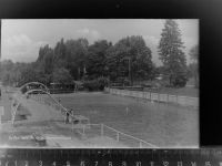 65830 W6239 Kriftel GLASNEGATIV Schwimmbad
