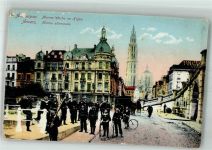 Antwerpen Anvers 1915 Foto AK Uniform Marine-Wache am Hafen Feldpost WK I