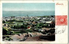 Santa Cruz de Tenerife 1908 Foto AK Marke Bildseitig