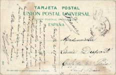 Santa Cruz de Tenerife 1908 Foto AK Marke Bildseitig