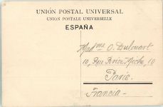 Madrid 1908 Foto AK Plaza de Toros Marke bildseitig