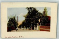 London Foto AK The London Road Fenny Stratford