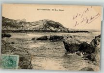 Fuenterrabia Hondarribia Foto AK El Cabo HiguerMarke bildseitig