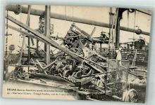 51100 Reims 1915 Foto AK Fabrik Trümmer WK I